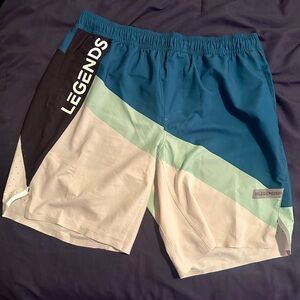 Legends Relay Short Pale Green Velocity
L / 9” / Linerless  EXCELLENT CONDITION